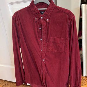 VINTAGE JCREW CORDUROY MENS SHIRT - Size Medium